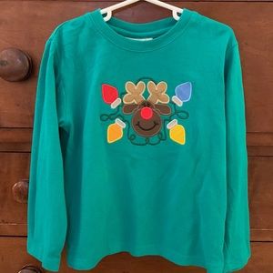 Rudolph appliqué shirt